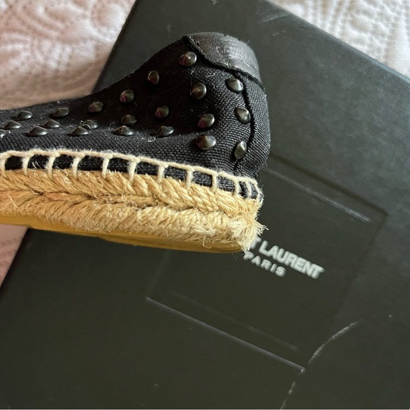 Saint Laurent Studded Accents Espadrilles - Picture 12 of 14